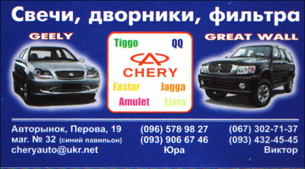 Свічки/Двірники/Фільтри