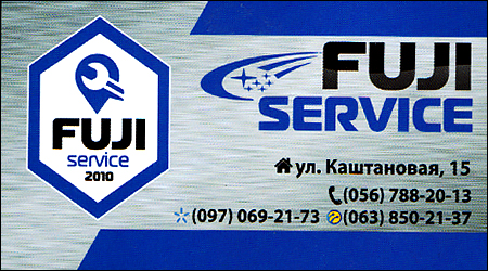 Fuji Service Каштановая 15
