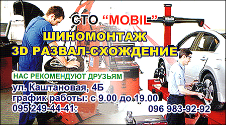СТО "MOBIL" Каштанова 4Б