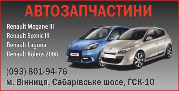 Автозапчастини Renault
